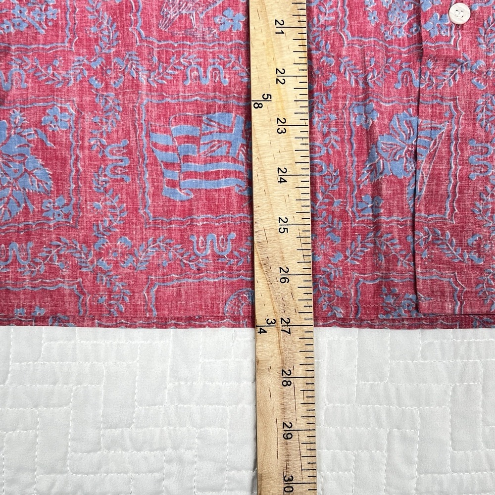 Reyn Spooner Vintage Lahaina Sailor Shirt Men's M Hawaiian Aloha 100% Cotton VTG - Picture 7 of 8